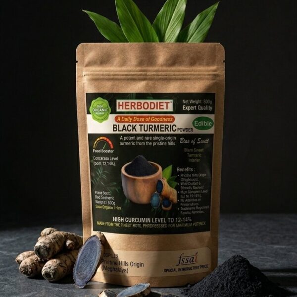 Black Turmeric Powder (Meghalaya - Edible)