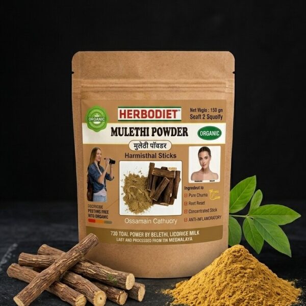 Mulethi Powder / Licorice Root Extract (Edible Pack)