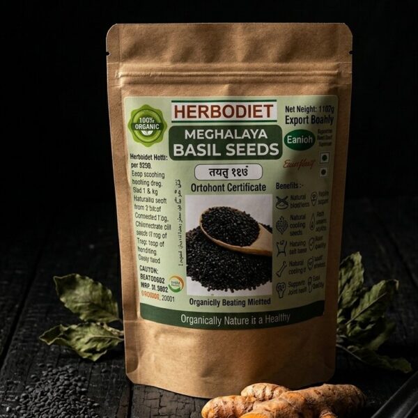 Basil Seeds / Sabja Seeds (Meghalaya Hills)