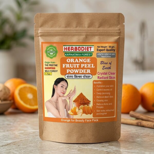 Orange Fruit Peel Powder (Karnataka Forest)