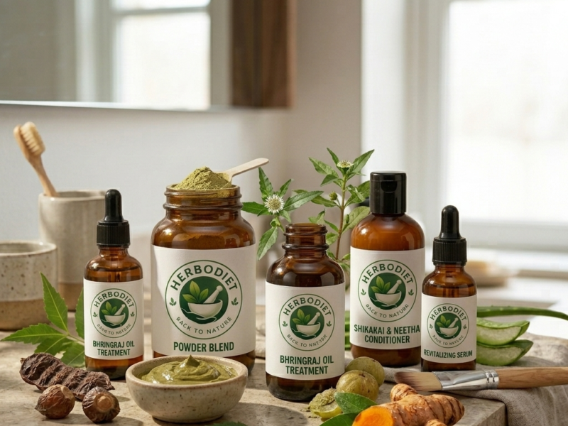 Herbal hair nutrition
